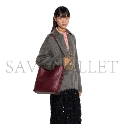 GUCCI GG EMBLEM MEDIUM SHOULDER BAG 847452 (30.5*30.5*9cm)